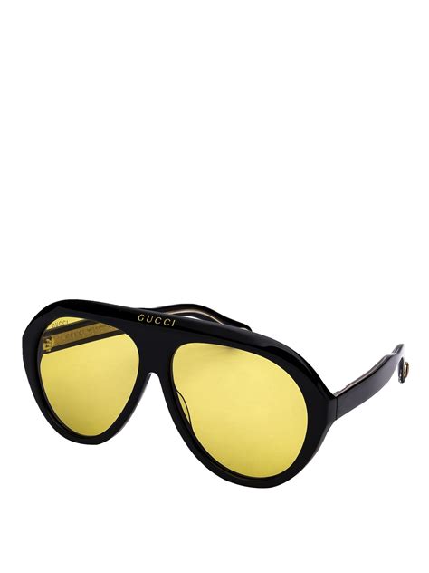 gucci glasses yellow lenses